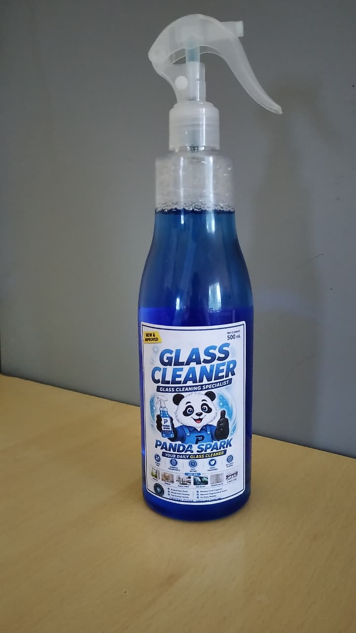 Panda Spark Glass Cleaner spray bottle, 500ml